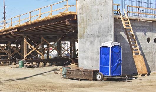 better sanitation, more efficient work - thanks to these portable toilets at the work site